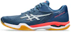 Cheap ASICS Court Control FF 3 Sepatu Tenis Mako Biru/Piedmont Abu-abu 1071A087-404