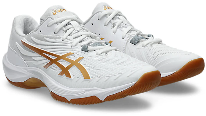 アシックス コートコントロール FF 4 室内スポーツシューズ ホワイト/ピュアゴールド 1071A125-100 Order アシックス コートコントロール FF 4 室内スポーツシューズ ホワイト/ピュアゴールド 1071A125-100