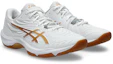 Lookbook ASICS Court Control FF 4 Indoor Sports Shoes White/Pure Gold 1071A125-100