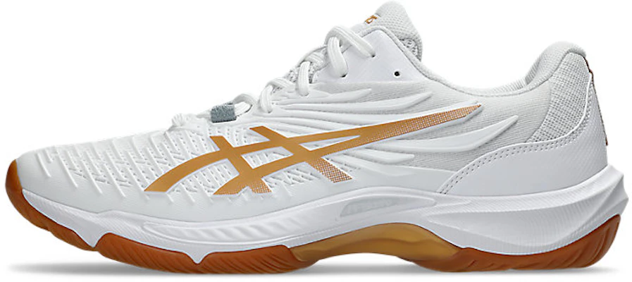 アシックス コートコントロール FF 4 室内スポーツシューズ ホワイト/ピュアゴールド 1071A125-100 Cheap アシックス コートコントロール FF 4 室内スポーツシューズ ホワイト/ピュアゴールド 1071A125-100