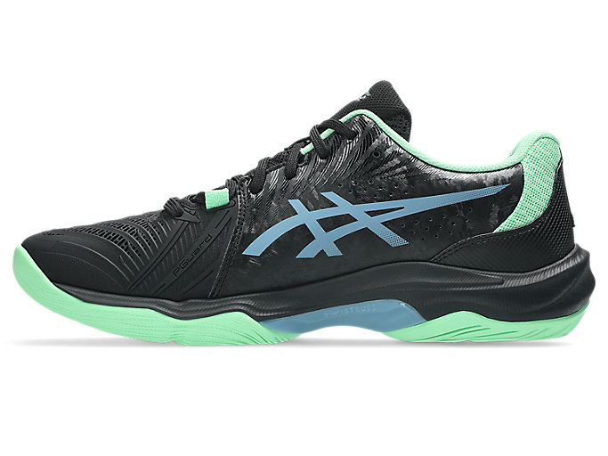 Shop ASICS Court Control FF 4 Tennis Shoes. Black/Saba Blue 1071A125-001