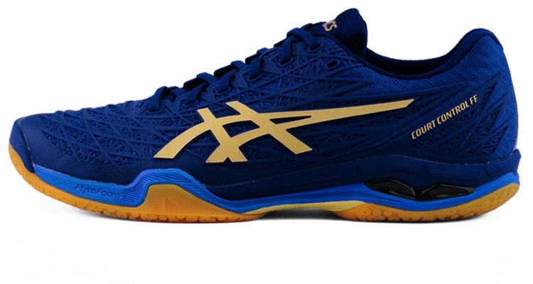 ASICS Court Control Ff Blue/ 'Gold' 1071A021-400 Buy ASICS Court Control Ff Blue/ 'Gold' 1071A021-400