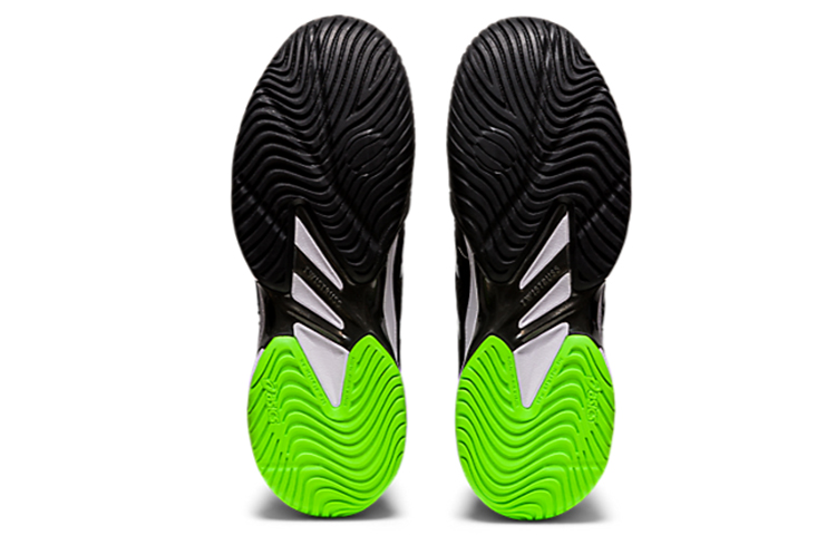 Details for ASICS Court FF 2 'Black Green Gecko' 1041A083-005