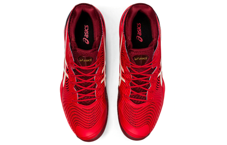 Lookbook ASICS Court FF 2 ''Klassiek Rood'' 1041A083-600