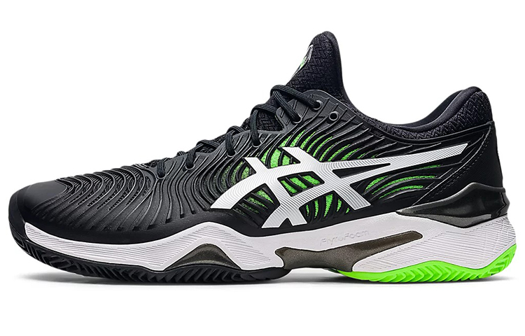 ASICS Court FF 2 Clay 'Black White Green' 1041A082-005