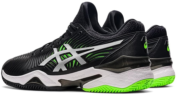 ASICS Court FF 2 Clay 'Hitam Putih Hijau' 1041A082-005 Shop ASICS Court FF 2 Clay 'Hitam Putih Hijau' 1041A082-005