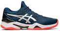 Order ASICS Court FF 2 网球鞋 蓝/白 适合红土场地 1041A082-400