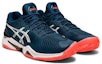 Lookbook ASICS Court FF 2 网球鞋 蓝/白 适合红土场地 1041A082-400