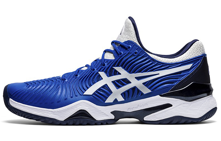ASICS Court FF 2 Wear-resistant Breathable Tennis Shoe Blue 1041A306-402
