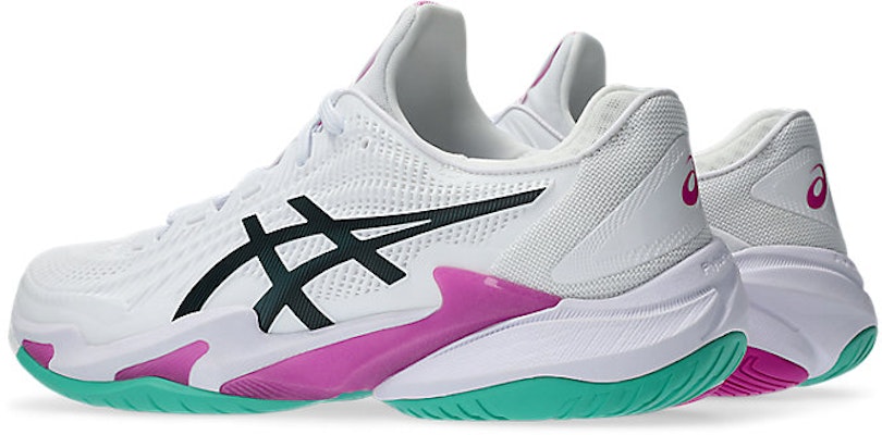 ASICS COURT FF 3 全场网球鞋 白色/数字樱花 1041A370-106 Lookbook ASICS COURT FF 3 全场网球鞋 白色/数字樱花 1041A370-106