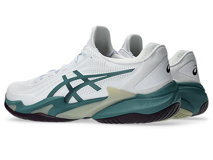 Lookbook ASICS COURT FF 3 全地形 白色/霧翠綠 網球鞋 1041A370-107