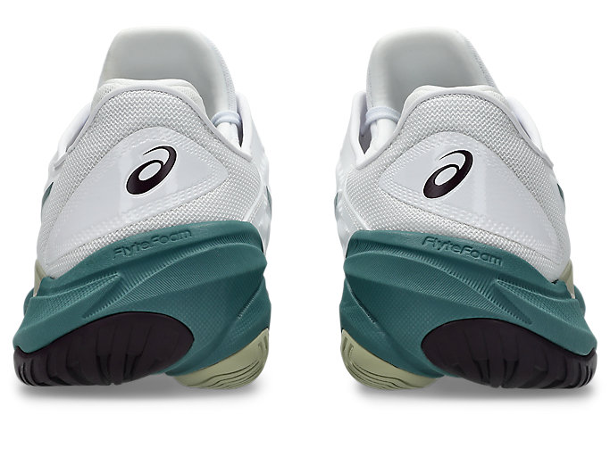 Details for ASICS COURT FF 3 全地形 白色/霧翠綠 網球鞋 1041A370-107