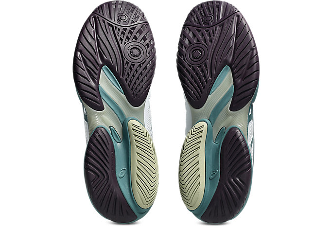 Sizing ASICS COURT FF 3 全地形 白色/霧翠綠 網球鞋 1041A370-107