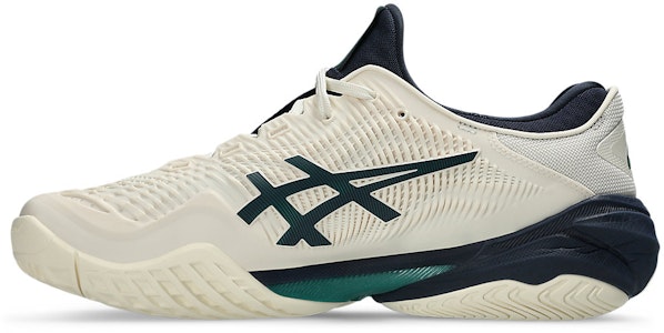 ASICS Court FF 3 全場網球鞋 米色/碧綠 1041A370-105 Shop ASICS Court FF 3 全場網球鞋 米色/碧綠 1041A370-105