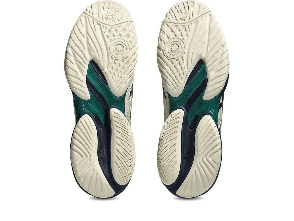 Sizing ASICS コート FF 3 オールコート クリーム/ジャスパーグリーン 1041A370-105