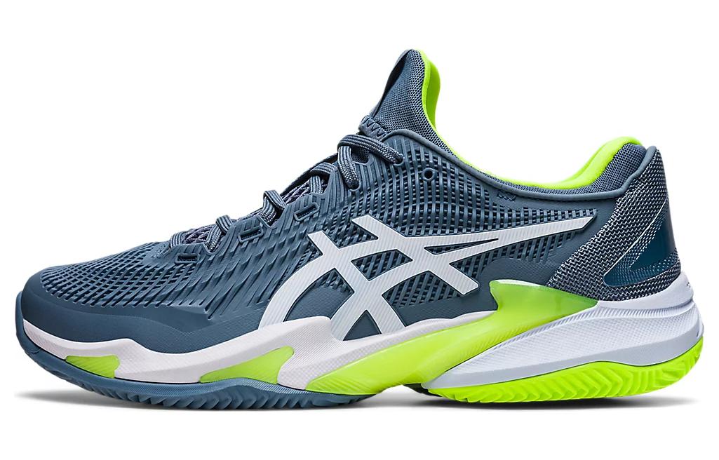 Buy ASICS Court FF 3 Clay 'Steel Blue Lime' Sneaker Biru Hijau 1041A371-400