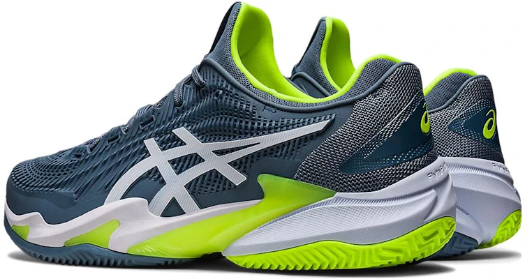 ASICS Court FF 3 Clay 'Steel Blue Lime' Sneaker Biru Hijau 1041A371-400 Shop ASICS Court FF 3 Clay 'Steel Blue Lime' Sneaker Biru Hijau 1041A371-400