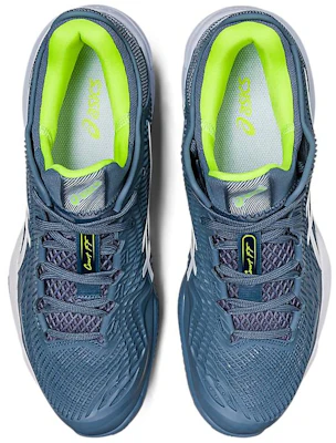 ASICS Court FF 3 Clay 'Steel Blue Lime' Sneaker Biru Hijau 1041A371-400 Purchase ASICS Court FF 3 Clay 'Steel Blue Lime' Sneaker Biru Hijau 1041A371-400