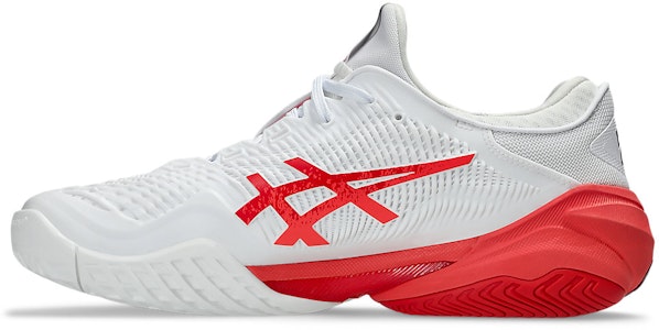 ASICS Court FF 3 Novak 全場網球鞋 白/電光紅 1041A522-966 Shop ASICS Court FF 3 Novak 全場網球鞋 白/電光紅 1041A522-966