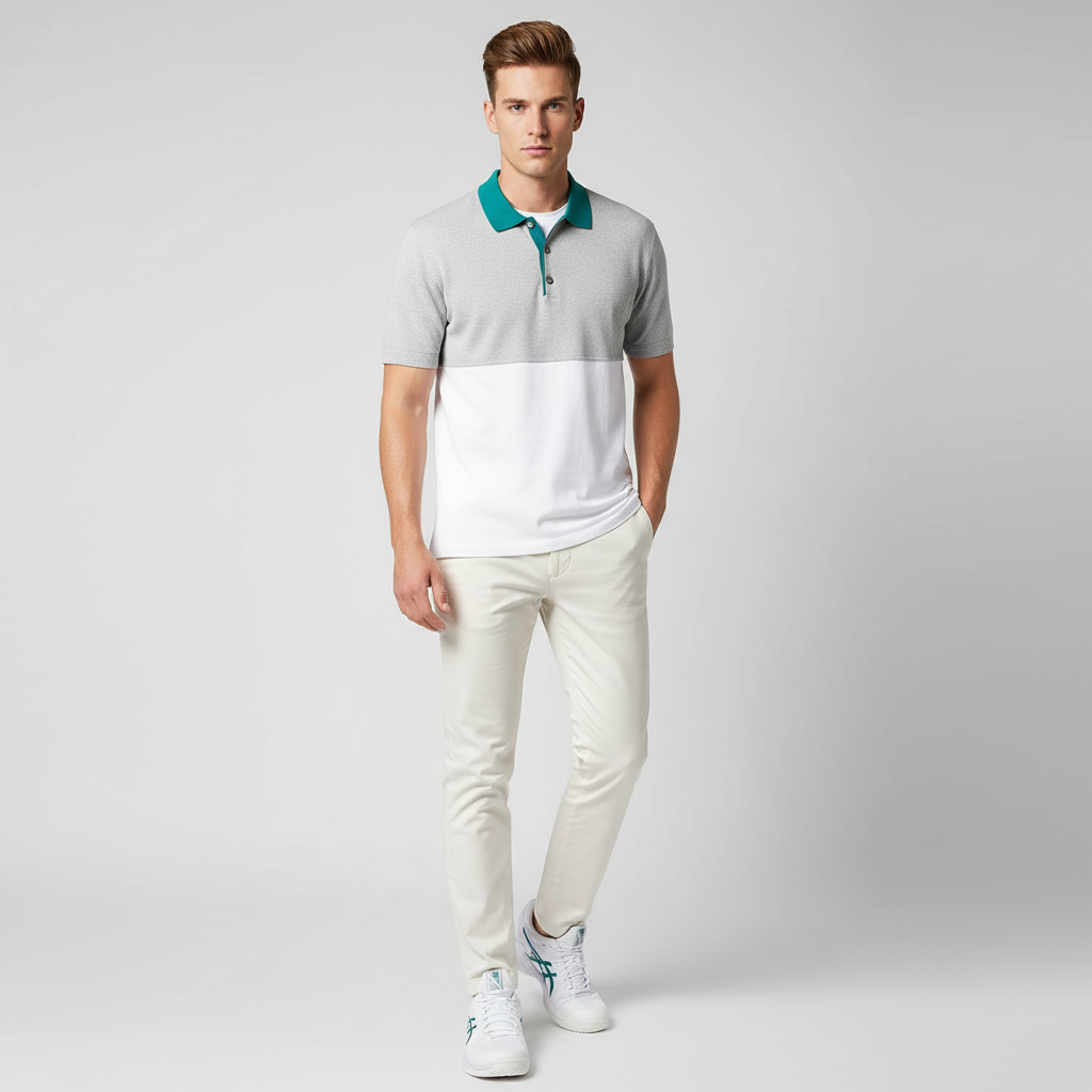 Lookbook ASICS Court FF 3 Novak 'Putih Pitch Hijau' 1041A361-100