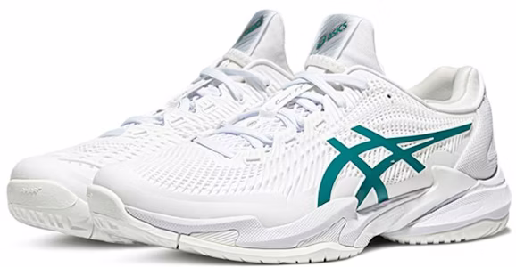 ASICS Court FF 3 Novak 'Putih Pitch Hijau' 1041A361-100 Lookbook ASICS Court FF 3 Novak 'Putih Pitch Hijau' 1041A361-100