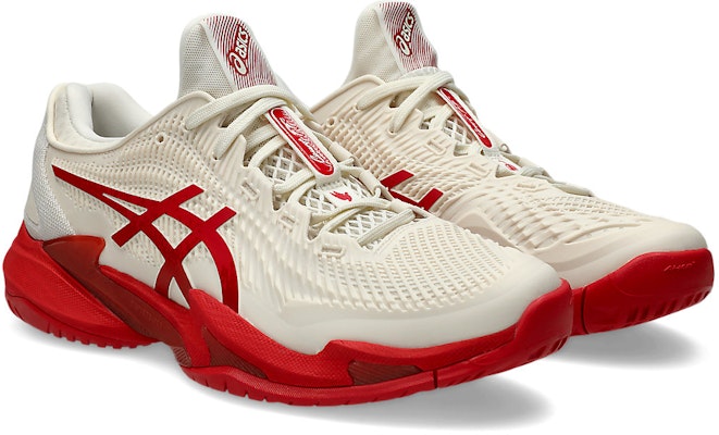 ASICS Court FF 3 Novak All-Court Shoes Cream/Classic Red 1041A522-968 Order ASICS Court FF 3 Novak All-Court Shoes Cream/Classic Red 1041A522-968