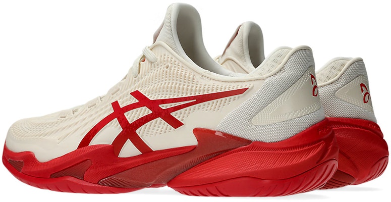 ASICS Court FF 3 Novak All-Court Shoes Cream/Classic Red 1041A522-968 Lookbook ASICS Court FF 3 Novak All-Court Shoes Cream/Classic Red 1041A522-968