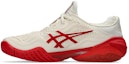 Shop 아식스 코트 FF 3 노박 올코트 신발 크림/클래식 레드 1041A522-968