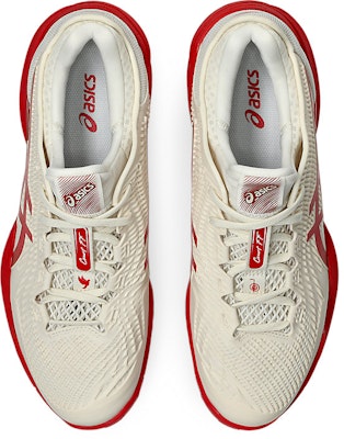 ASICS Court FF 3 Novak All-Court Shoes Cream/Classic Red 1041A522-968 Details for ASICS Court FF 3 Novak All-Court Shoes Cream/Classic Red 1041A522-968