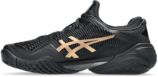 ASICS COURT FF 3 NOVAK Kasut Tenis Night Energy Hitam/Prism Gold 1041A527-960 Shop ASICS COURT FF 3 NOVAK Kasut Tenis Night Energy Hitam/Prism Gold 1041A527-960
