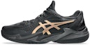 Cheap ASICS COURT FF 3 NOVAK Night Energy Tennis Shoes Black/Prism Gold 1041A527-960