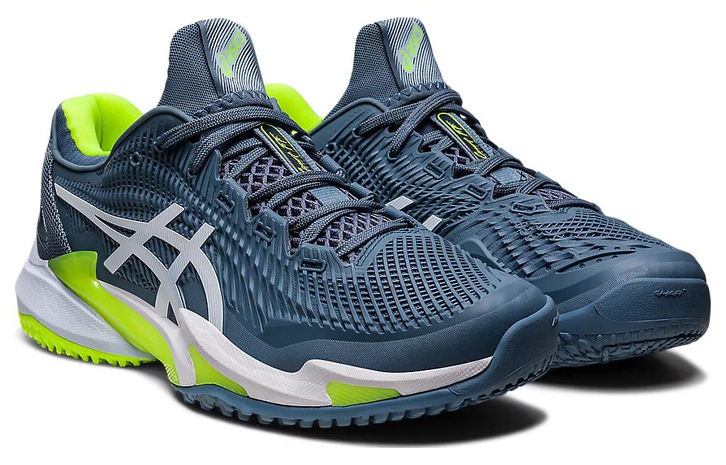 Lookbook ASICS Court FF 3 OC ''Stahlblau Limette'' 1041A369-400