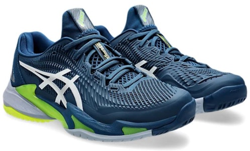 아식스 코트 FF 3 스니커즈 '마코 블루 화이트' 1041A370-402 Lookbook 아식스 코트 FF 3 스니커즈 '마코 블루 화이트' 1041A370-402