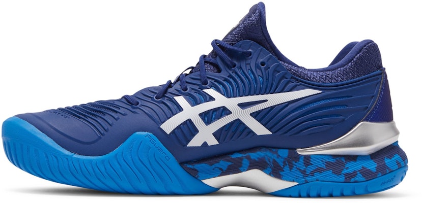 ASICS Court FF Novak 'Blue Print Camo' Biru Corak Kamoflaj 1041A089-403 Lookbook ASICS Court FF Novak 'Blue Print Camo' Biru Corak Kamoflaj 1041A089-403