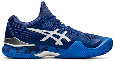 Order Asics Court Ff Novak Clay 透氣輕便舒適 低筒跑步鞋 藍色