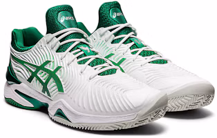 Lookbook Asics Court FF Novak Clay 綠白 跑步鞋
台灣市場產品名稱: Asics 法院快速前進 Novak Clay 綠白 跑步鞋