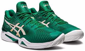Lookbook Asics Court FF Novak Clay 綠色 跑步鞋