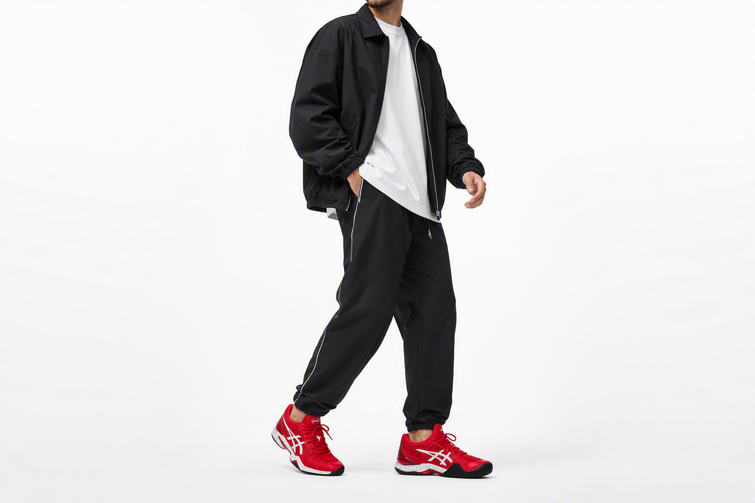 Order 亞瑟士Court FF Novak LE '經典紅' 1041A275-960