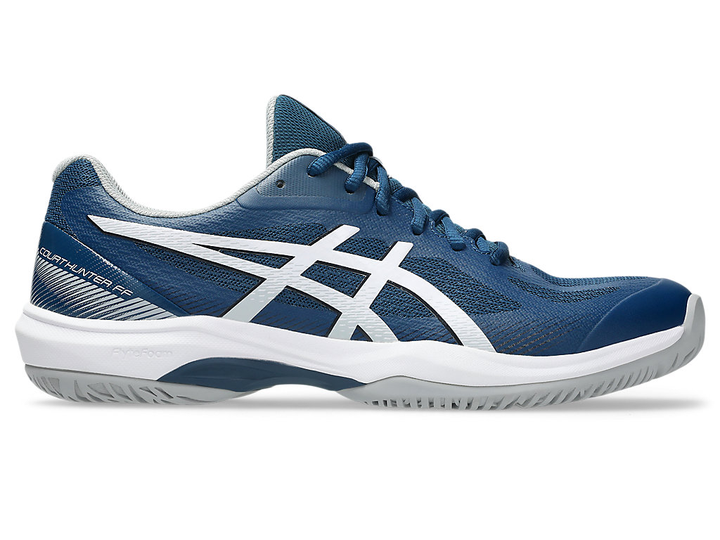 ASICS Court Hunter FF Indoor Sports Shoes Mako Blue/Gravel 1071A111-400