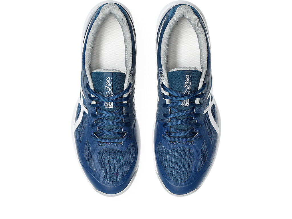Details for ASICS Court Hunter FF Kasut Sukan Dalaman Mako Biru/Gravel 1071A111-400