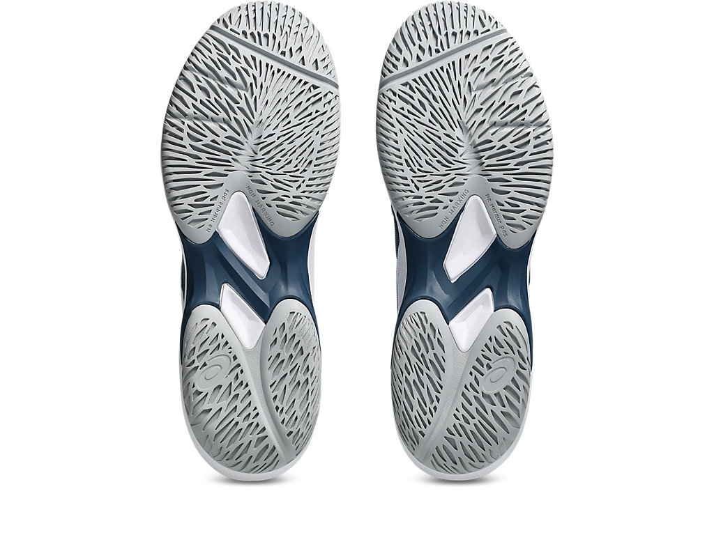 Sizing ASICS Court Hunter FF Kasut Sukan Dalaman Mako Biru/Gravel 1071A111-400