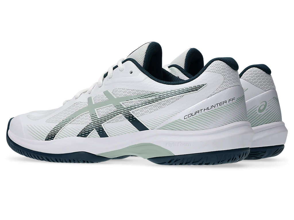 Lookbook ASICS Court Hunter FF 運動球鞋 白色/苔岩色 1071A111-100