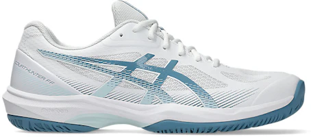 ASICS Court Hunter FF Volleyball Shoes White/Saba Blue 1071A111-103 ASICS Court Hunter FF Volleyball Shoes White/Saba Blue 1071A111-103