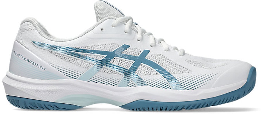 ASICS Court Hunter FF Volleyball Shoes White/Saba Blue 1071A111-103 Buy ASICS Court Hunter FF Volleyball Shoes White/Saba Blue 1071A111-103
