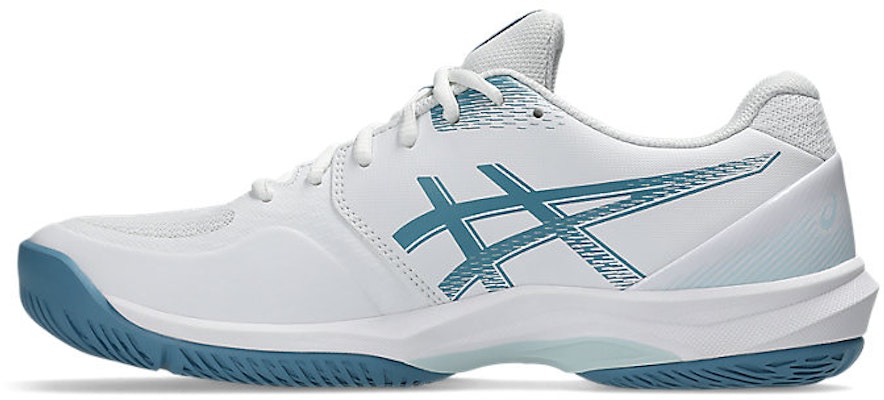 ASICS Court Hunter FF Volleyball Shoes White/Saba Blue 1071A111-103 Shop ASICS Court Hunter FF Volleyball Shoes White/Saba Blue 1071A111-103
