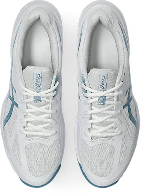 ASICS Court Hunter FF Volleyball Shoes White/Saba Blue 1071A111-103 Details for ASICS Court Hunter FF Volleyball Shoes White/Saba Blue 1071A111-103