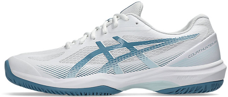 ASICS Court Hunter FF Volleyball Shoes White/Saba Blue 1071A111-103 Cheap ASICS Court Hunter FF Volleyball Shoes White/Saba Blue 1071A111-103