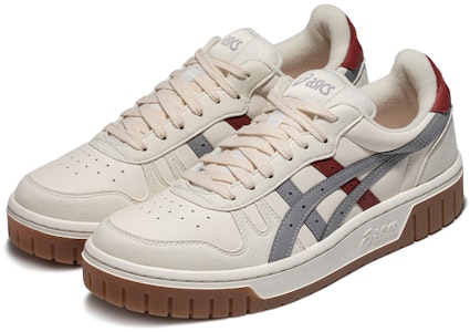 亚瑟士Court MZ复古滑板鞋 男女米色灰色 1203A127-107 Lookbook 亚瑟士Court MZ复古滑板鞋 男女米色灰色 1203A127-107