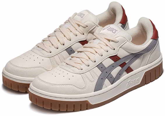 ASICS Court MZ Kasut Skateboard Retro Unisex Beige Gray 1203A127-107 Lookbook ASICS Court MZ Kasut Skateboard Retro Unisex Beige Gray 1203A127-107