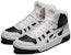 ASICS Unisex Court Mz-Hi Sneakers Tumit Tinggi Putih/Hitam 1203A177-101